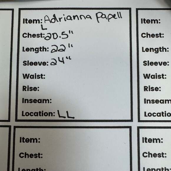 Adrianna Papell Cable Long Sleeve Cardigan Sweater with Pearl Buttons and Pearl - Picture 9 of 9